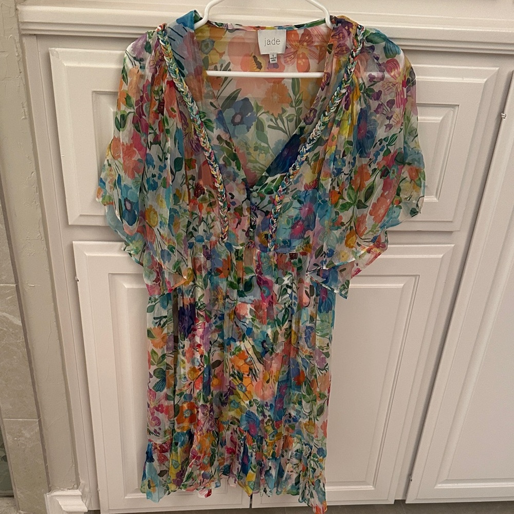 Jade by Johnny Was Vibrant Floral dress